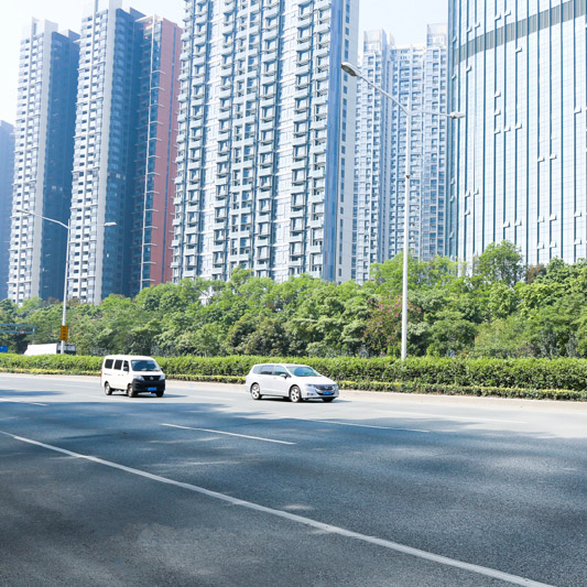 南山北環路道路清掃